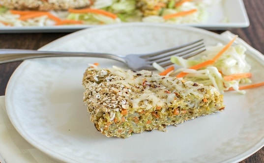 Cabbage Oatmeal Frittata